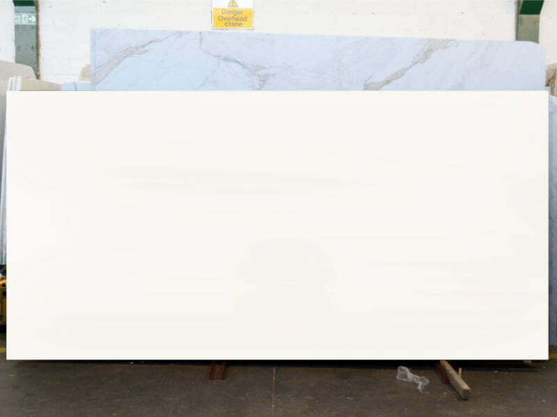 Bianco Absoluto White Quartz Worktop by Stoneone — image 2