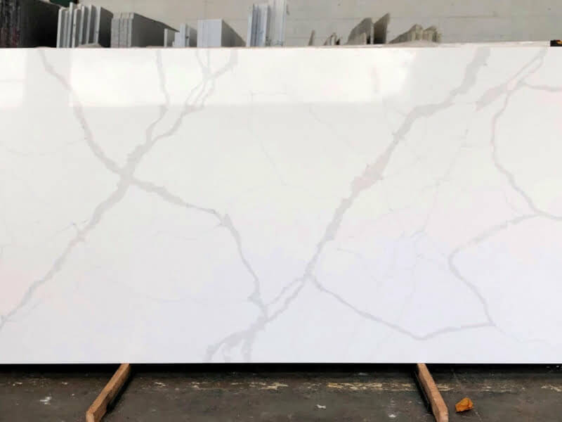 Calacatta Chiaro White Quartz Worktop by Stoneone — image 2