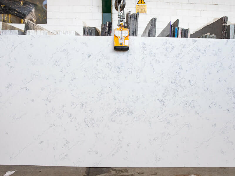 Carrara Smoky White Quartz Worktop by Stoneone — image 2