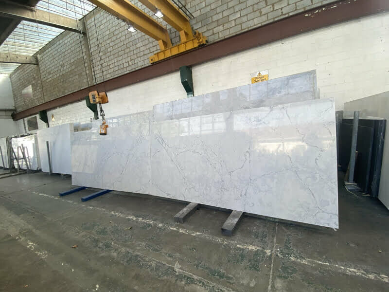 Gris Eclipse Grey Quartz Worktop by Stoneone — image 2