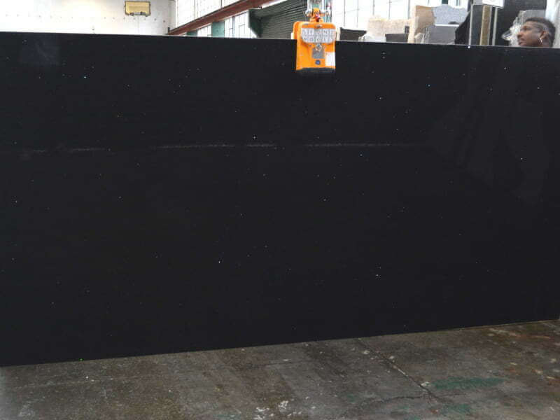 Starlight Black Black Quartz Worktop by Stoneone — image 2